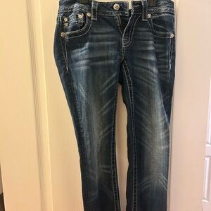 Miss Me Dark Blue Skinny Jeans